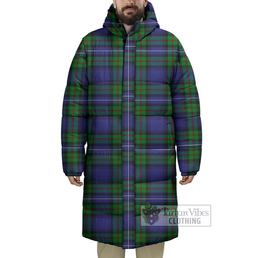 Tartan Vibes Clothing Donnachaidh Tartan Long Down Jacket