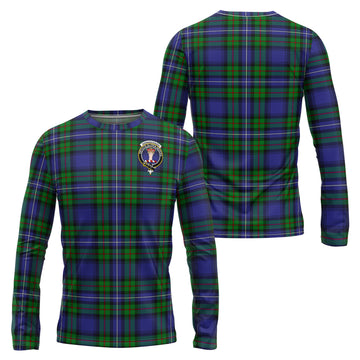 Donnachaidh Tartan Long Sleeve T-Shirt with Family Crest