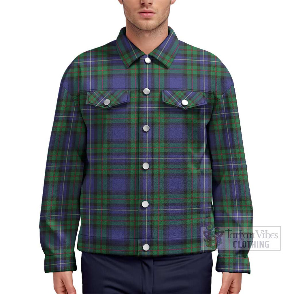 Donnachaidh Tartan Unisex Lapel Cotton Jacket Unisex - Tartan Vibes Clothing