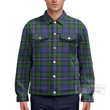 Donnachaidh Tartan Unisex Lapel Cotton Jacket