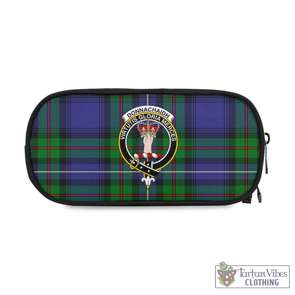 Tartan Vibes Clothing Donnachaidh Tartan Pen and Pencil Case with Family Crest