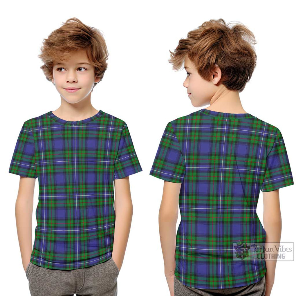 Donnachaidh Tartan Kid T-Shirt Youth XL Size14 - Tartanvibesclothing Shop