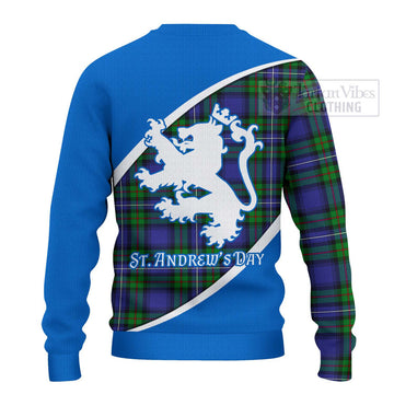 Donnachaidh Family Crest Tartan Ugly Sweater Celebrate Saint Andrew's Day in Style