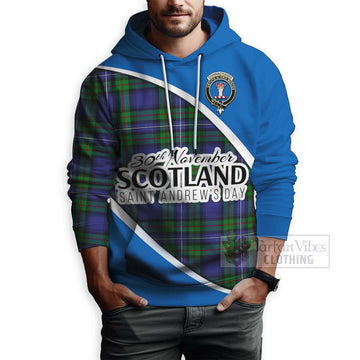 Donnachaidh Family Crest Tartan Hoodie Celebrate Saint Andrew's Day in Style