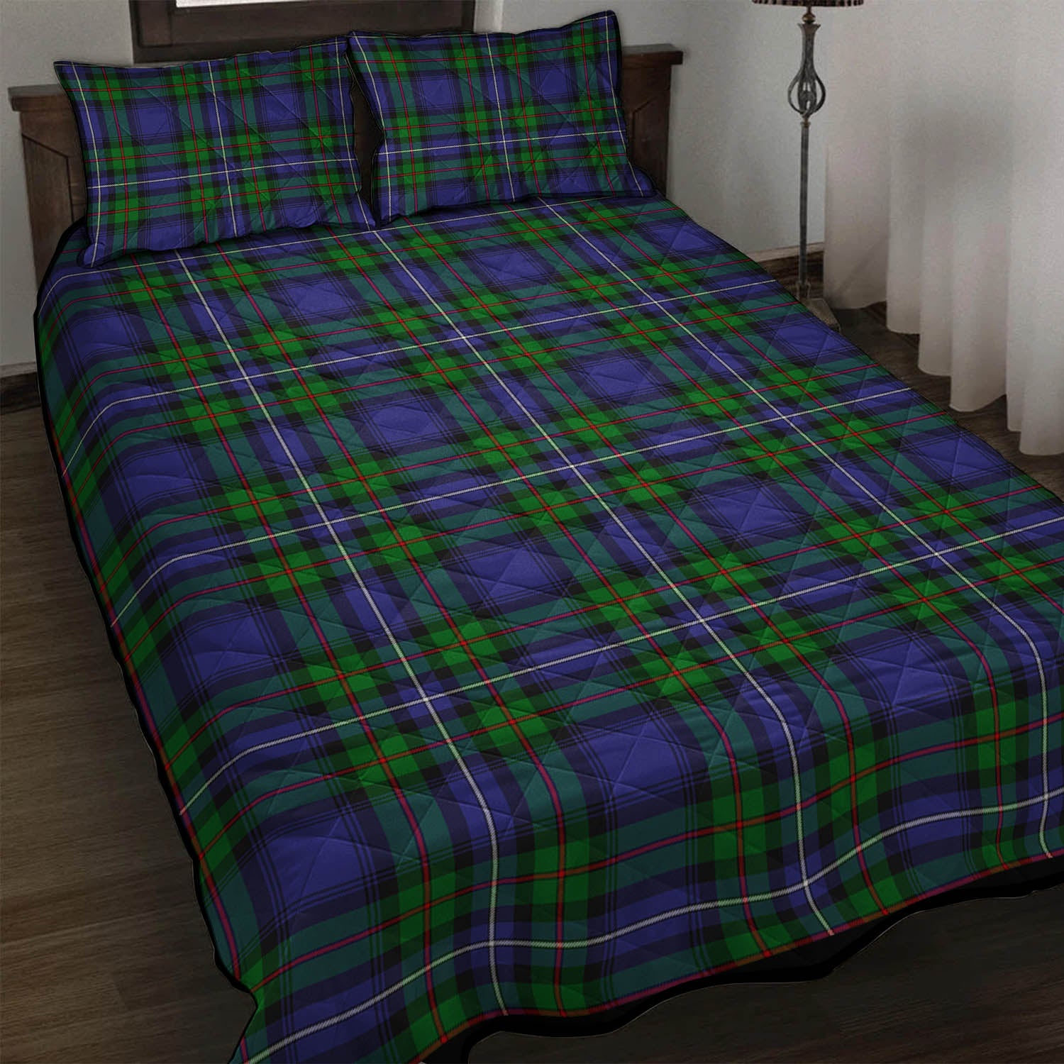 Donnachaidh Tartan Quilt Bed Set - Tartanvibesclothing