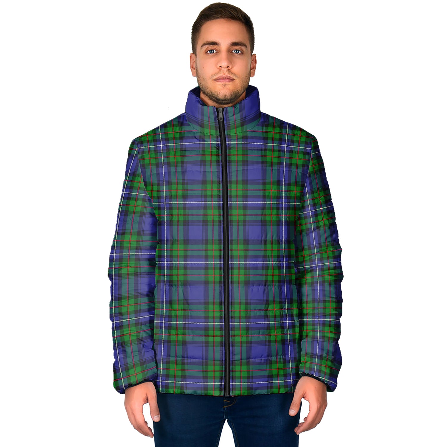 Donnachaidh Tartan Padded Jacket - Tartanvibesclothing