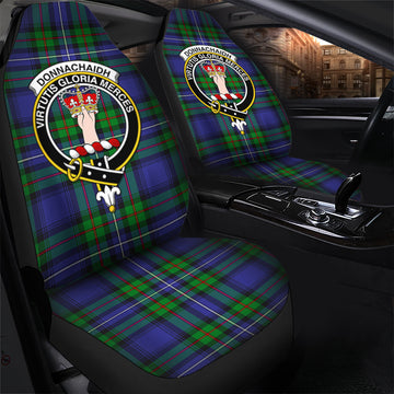 Donnachaidh Tartan Car Seat Cover with Family Crest