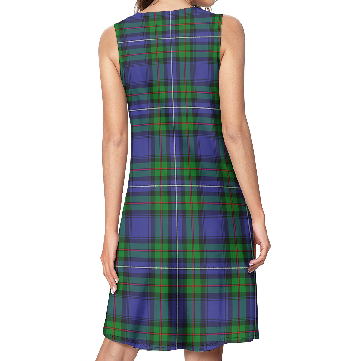 Donnachaidh Tartan Womens Casual Dresses - Tartanvibesclothing