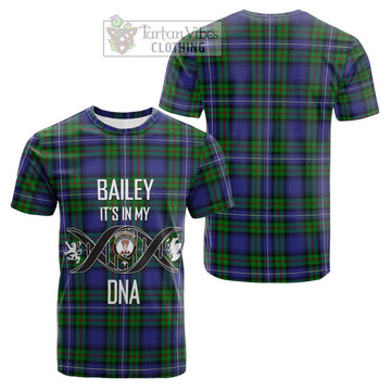 Donnachaidh Tartan Cotton T-shirt with Family Crest DNA In Me Style