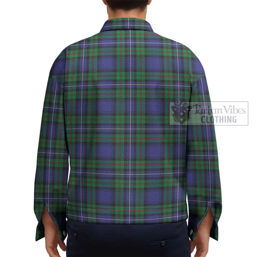 Donnachaidh Tartan Unisex Lapel Cotton Jacket - Tartan Vibes Clothing