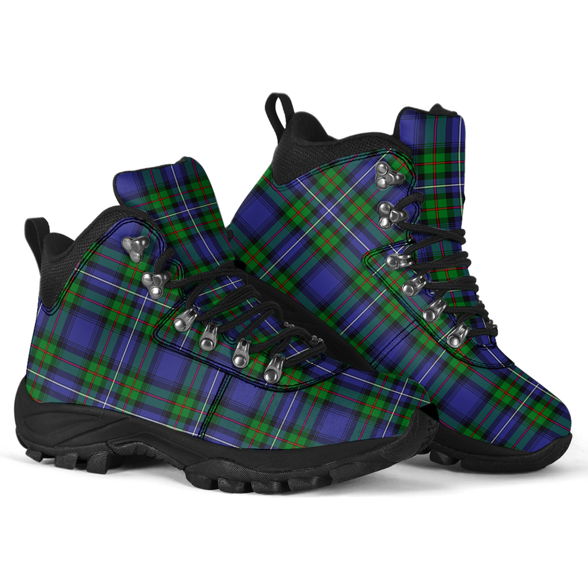 Donnachaidh Tartan Alpine Boots - Tartanvibesclothing