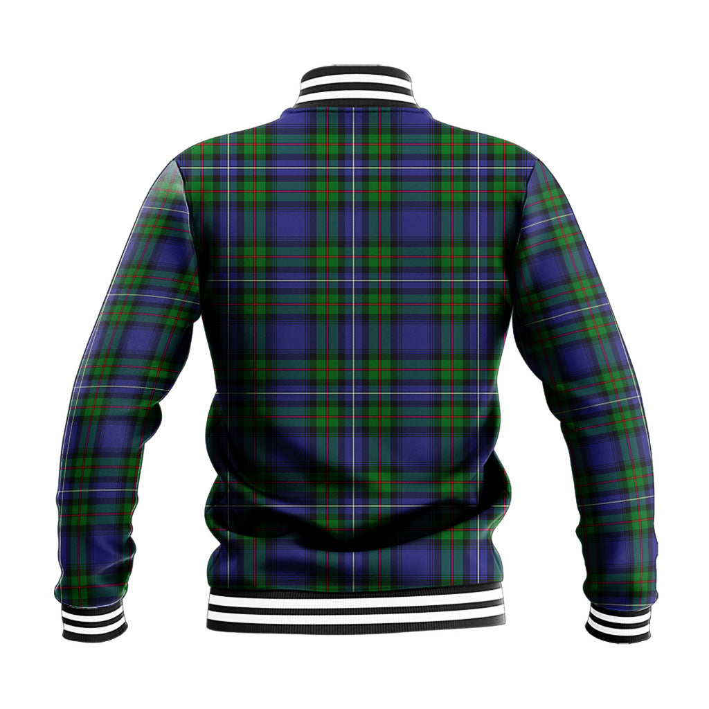 Donnachaidh Tartan Baseball Jacket with Family Crest - Tartan Vibes Clothing