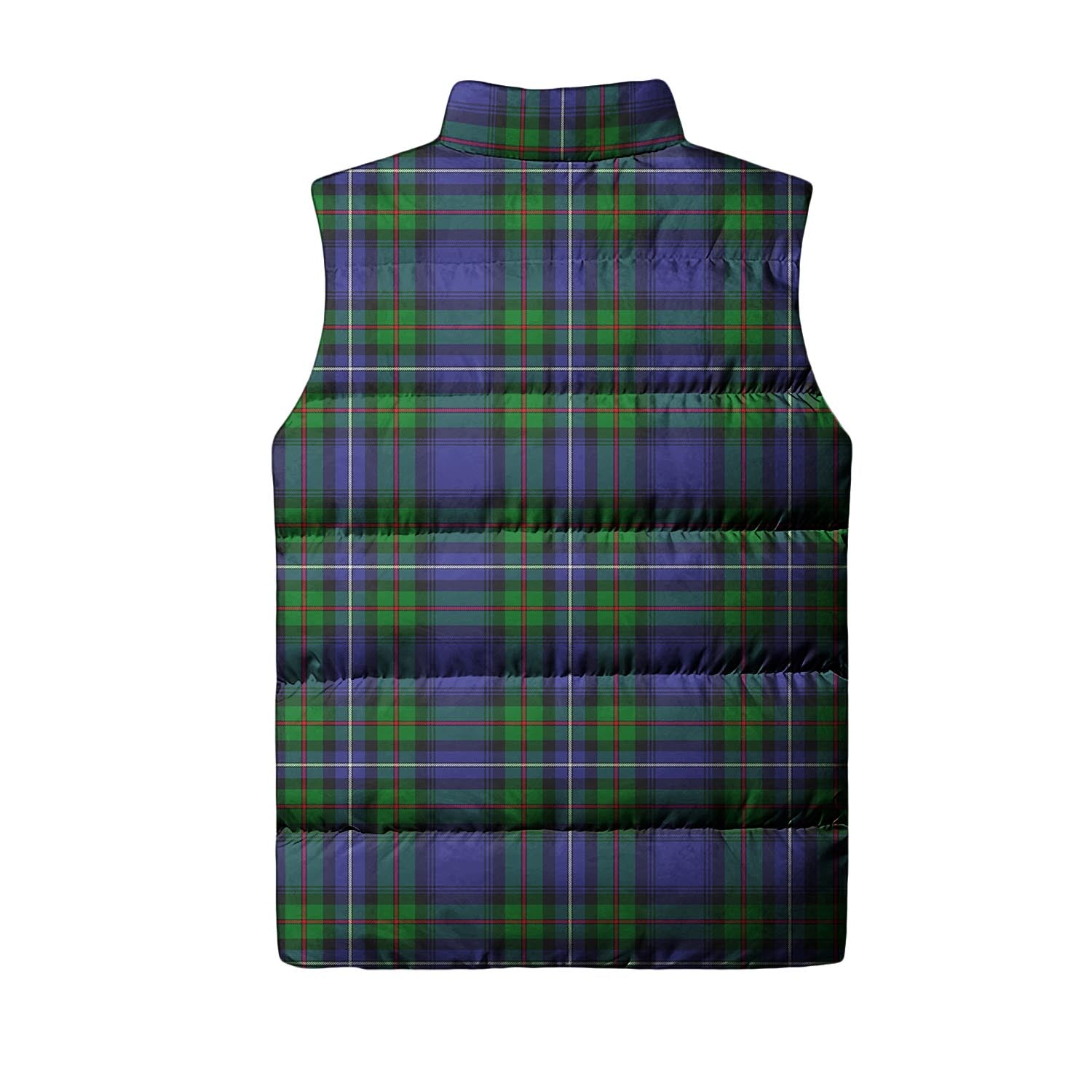 Donnachaidh Tartan Sleeveless Puffer Jacket - Tartanvibesclothing