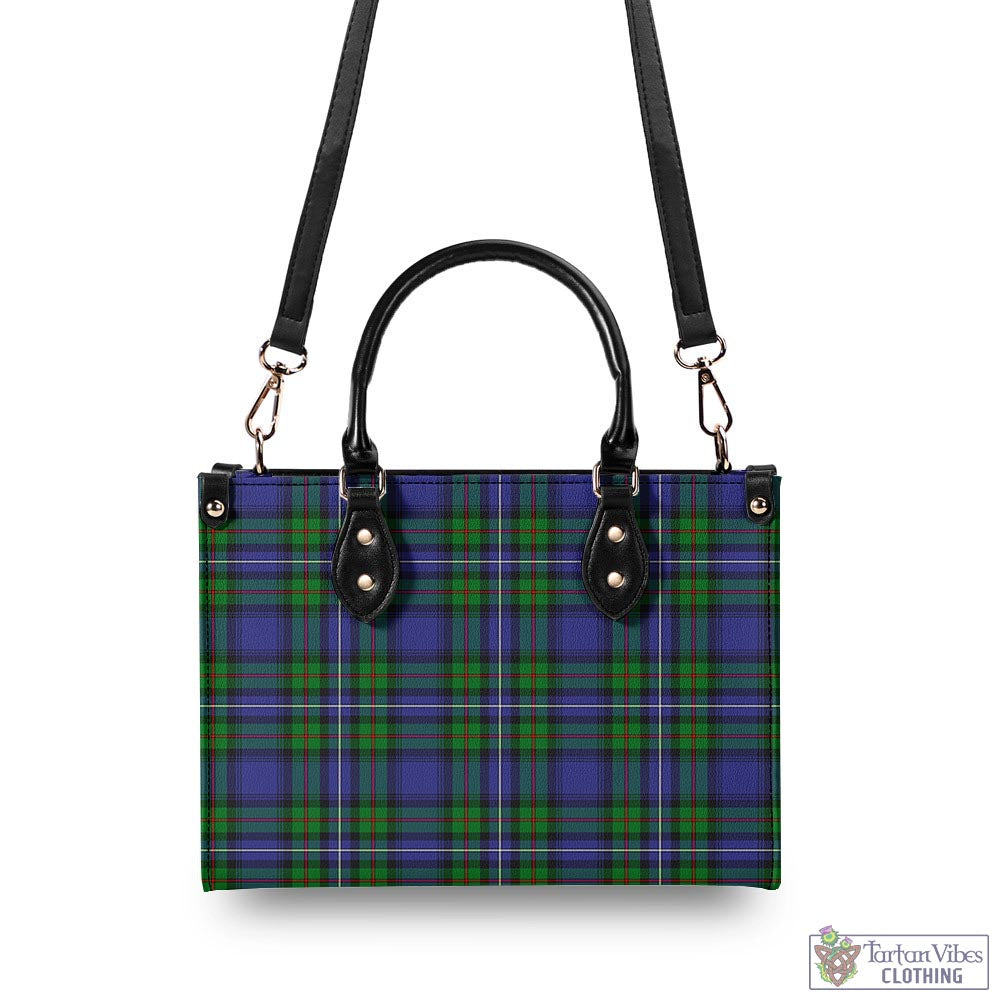 Tartan Vibes Clothing Donnachaidh Tartan Luxury Leather Handbags