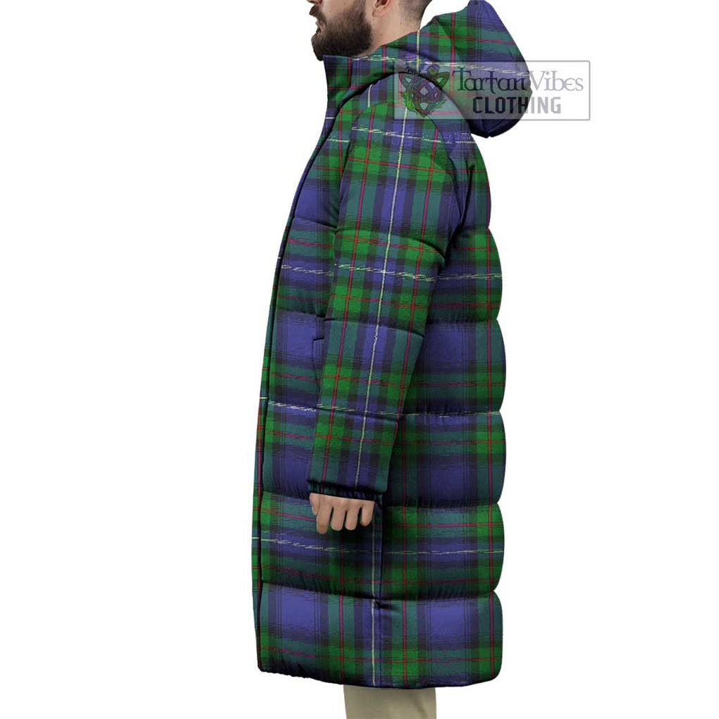 Tartan Vibes Clothing Donnachaidh Tartan Long Down Jacket