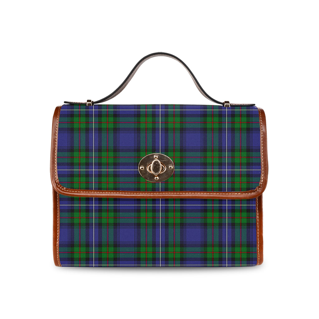 donnachaidh-tartan-leather-strap-waterproof-canvas-bag