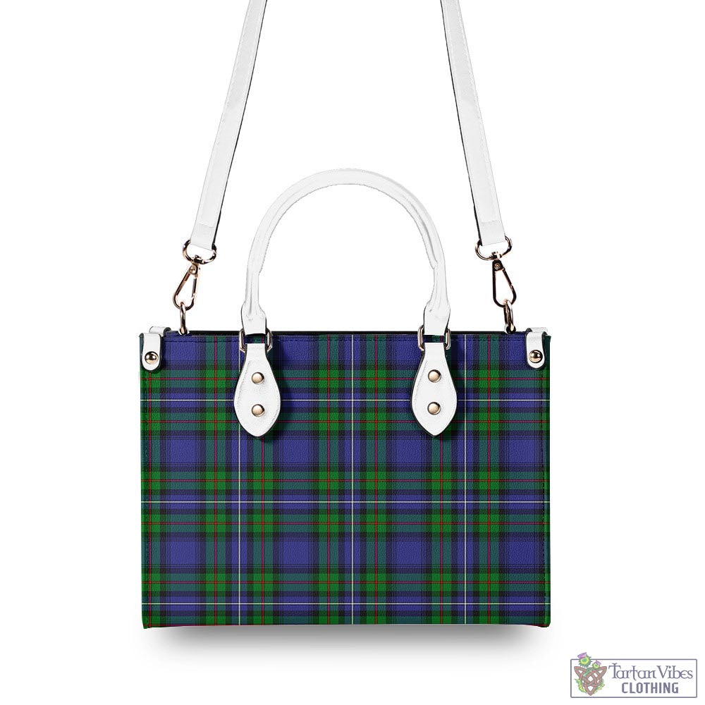 Tartan Vibes Clothing Donnachaidh Tartan Luxury Leather Handbags