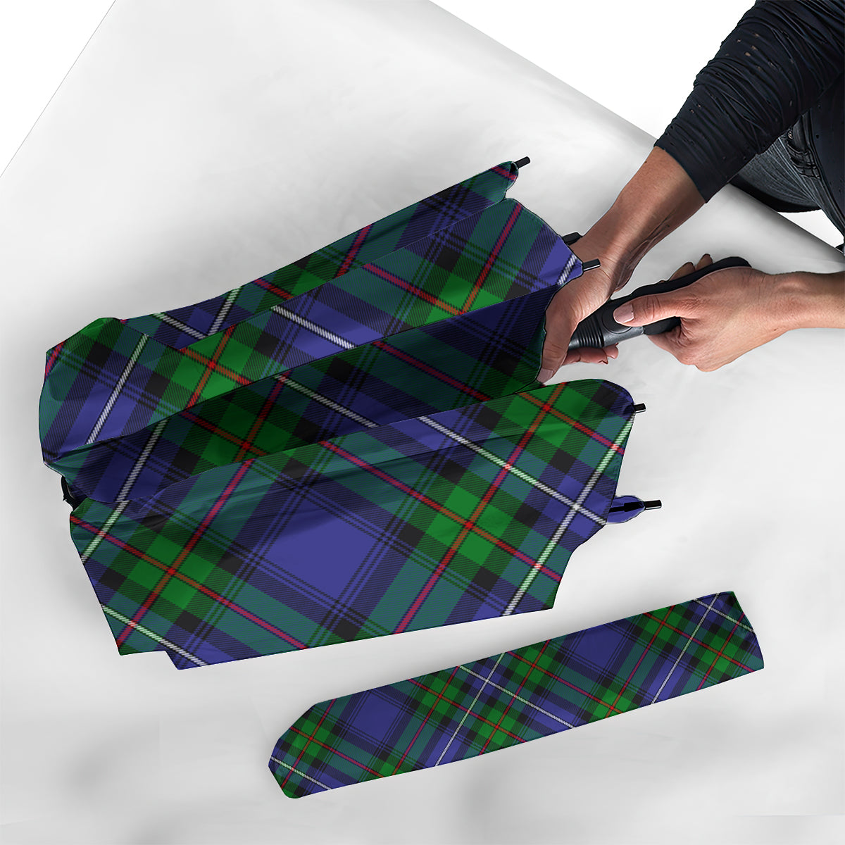 Donnachaidh Tartan Umbrella - Tartanvibesclothing