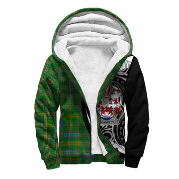 Donnelly Irish Clan Sherpa Hoodie Celtic Circle Style Unisex S - Tartan Vibes Clothing