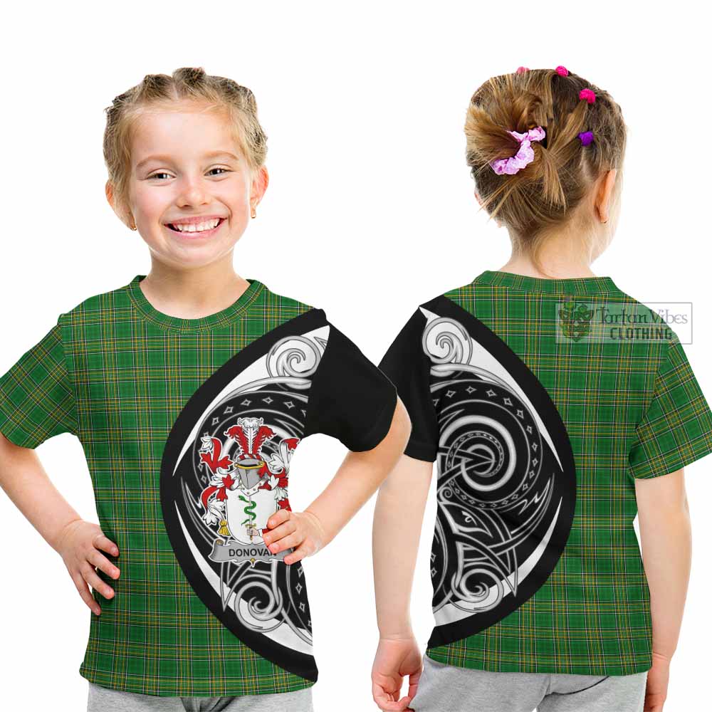 Donovan Irish Clan Kid T-Shirt Celtic Circle Style - Tartan Vibes Clothing