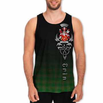 Dooley Irish Clan Men's Tank Top with Coat of Arms Erin Go Bragh Celtic Inspired Men - Tartan Vibes Clothing
