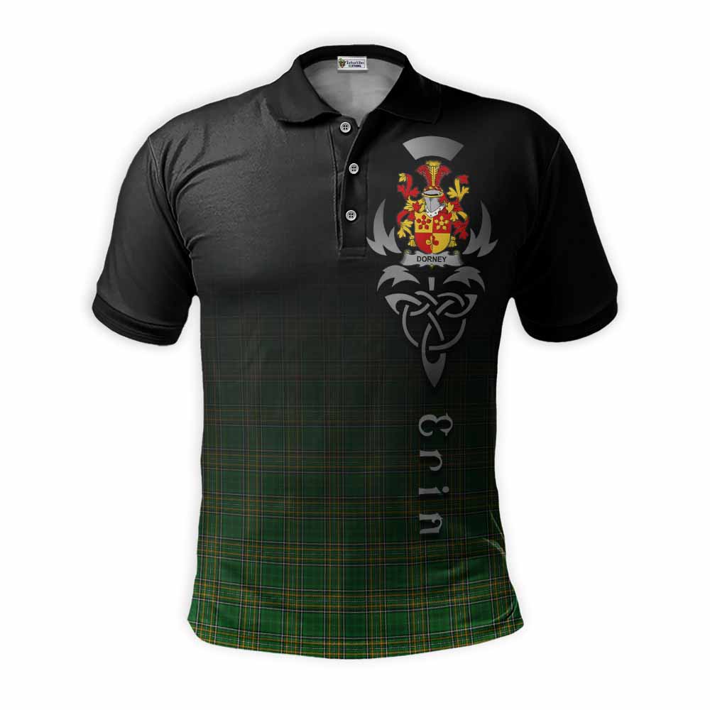 Dorney Irish Clan Polo Shirt with Coat of Arms Erin Go Bragh Celtic Inspired Kid - Tartan Vibes Clothing