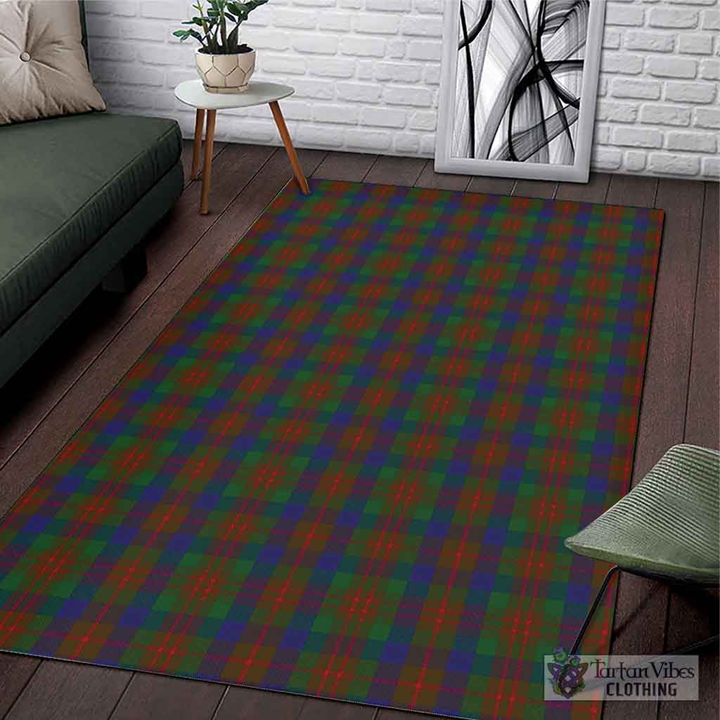 Tartan Vibes Clothing Dorward Dogwood Tartan Area Rug