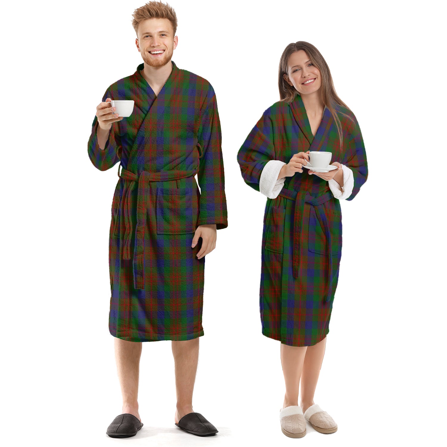 Dorward Tartan Bathrobe Unisex S - Tartan Vibes Clothing