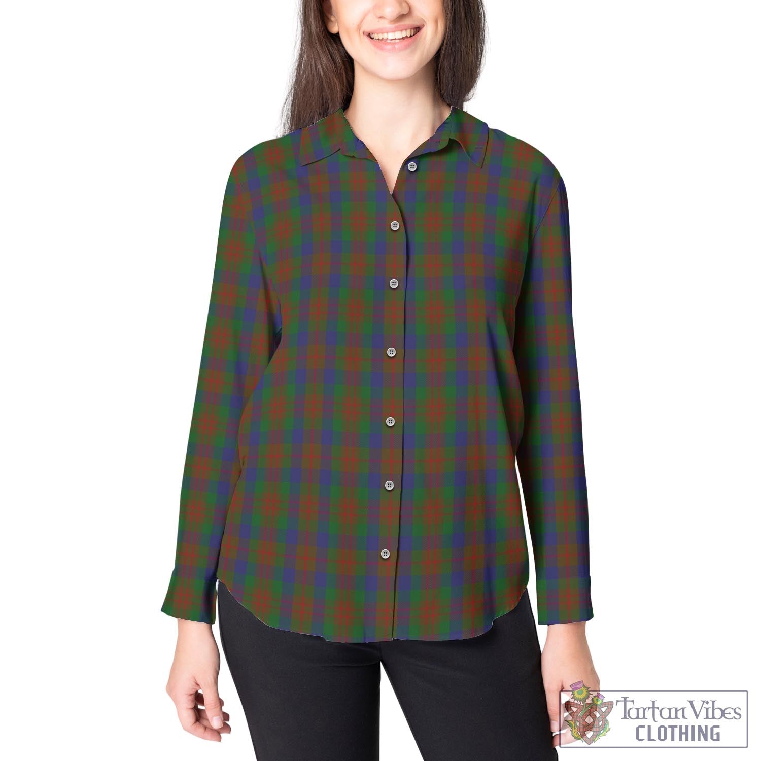 Dorward Dogwood Tartan Womens Casual Shirt