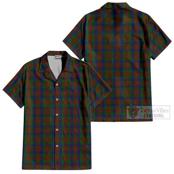 Dorward Tartan Cotton Hawaiian Shirt