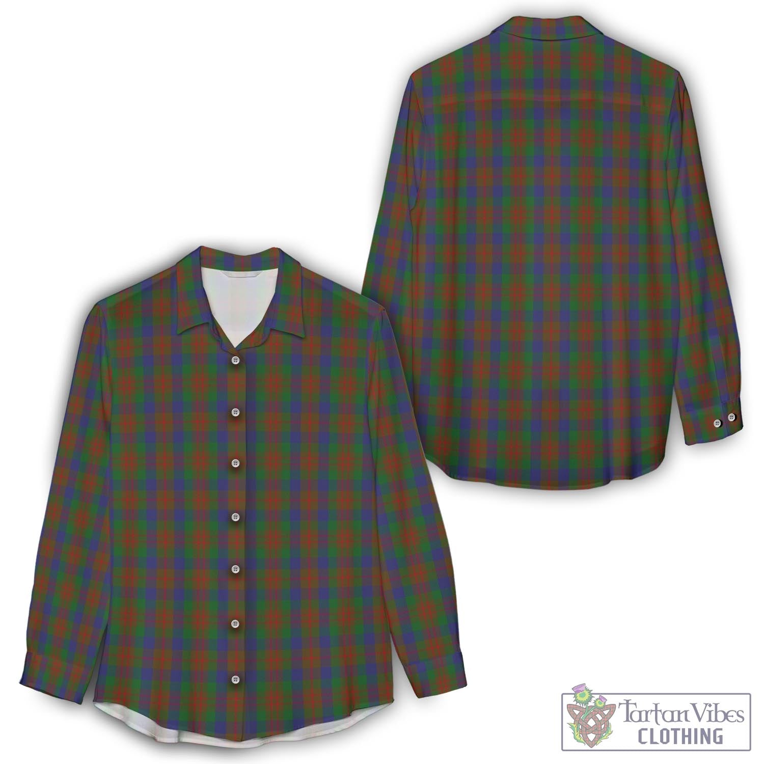 Dorward Dogwood Tartan Womens Casual Shirt