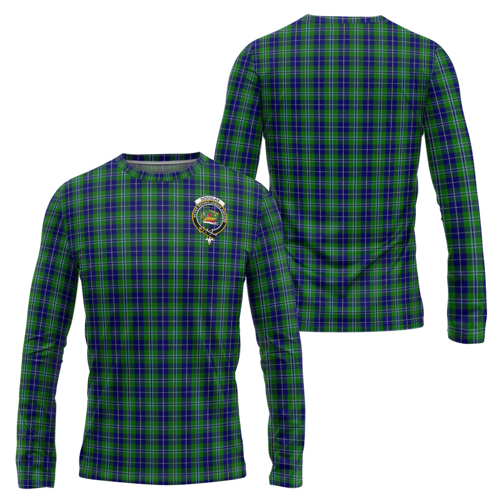 douglas-tartan-long-sleeve-t-shirt-with-family-crest