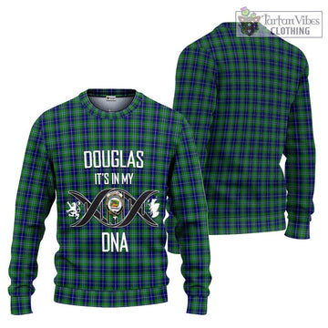 Douglas Tartan Ugly Sweater with Family Crest DNA In Me Style