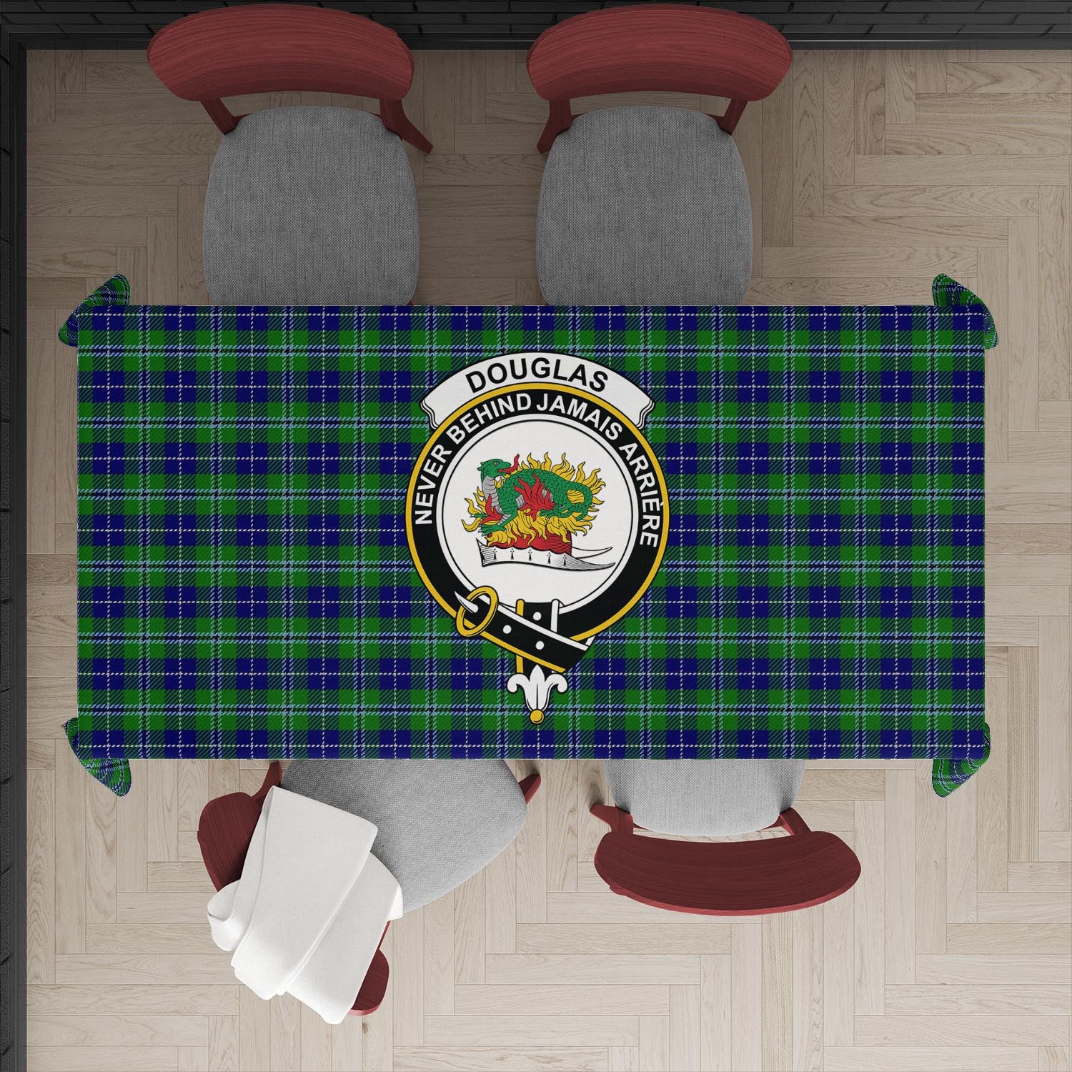 douglas-tatan-tablecloth-with-family-crest