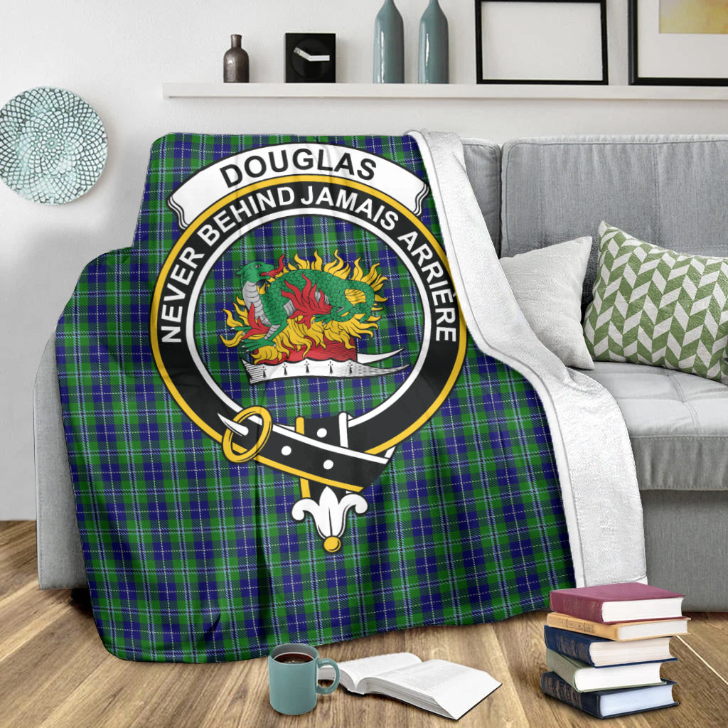 douglas-tartab-blanket-with-family-crest