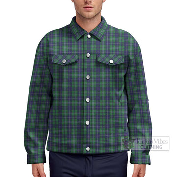 Douglas Tartan Unisex Lapel Cotton Jacket