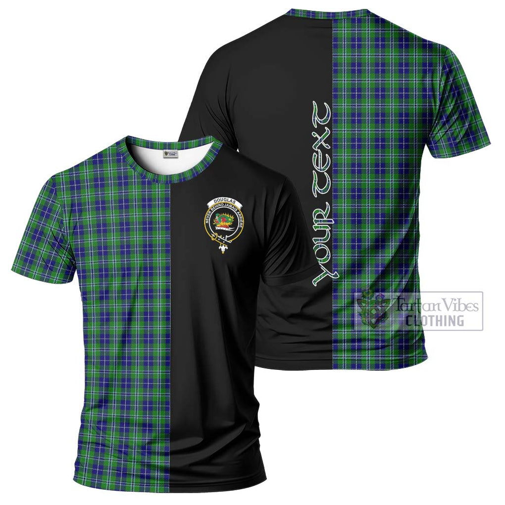 Douglas Tartan T-Shirt with Family Crest and Half Of Me Style Kid's Shirt - Tartanvibesclothing Shop