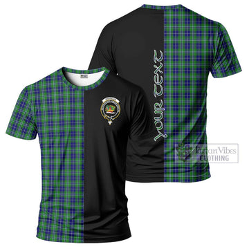 Douglas Tartan T-Shirt with Family Crest and Half Of Me Style