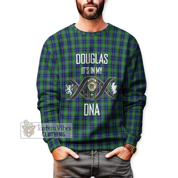 Douglas Tartan Sweatshirt with Family Crest DNA In Me Style