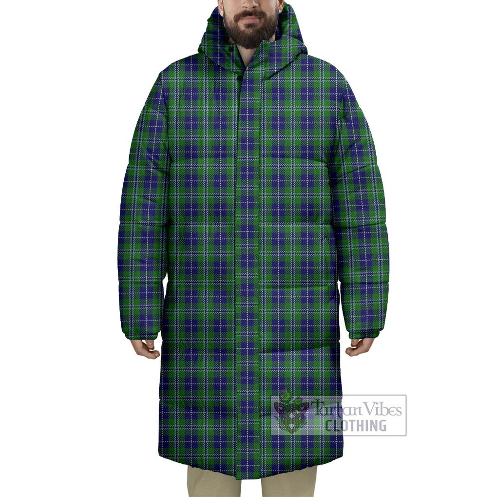 Tartan Vibes Clothing Douglas Tartan Long Down Jacket