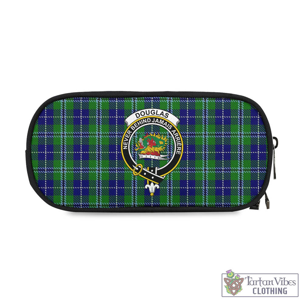 Tartan Vibes Clothing Douglas Tartan Pen and Pencil Case with Family Crest