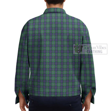 Douglas Tartan Unisex Lapel Cotton Jacket