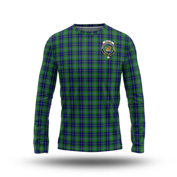 Douglas Tartan Long Sleeve T-Shirt with Family Crest