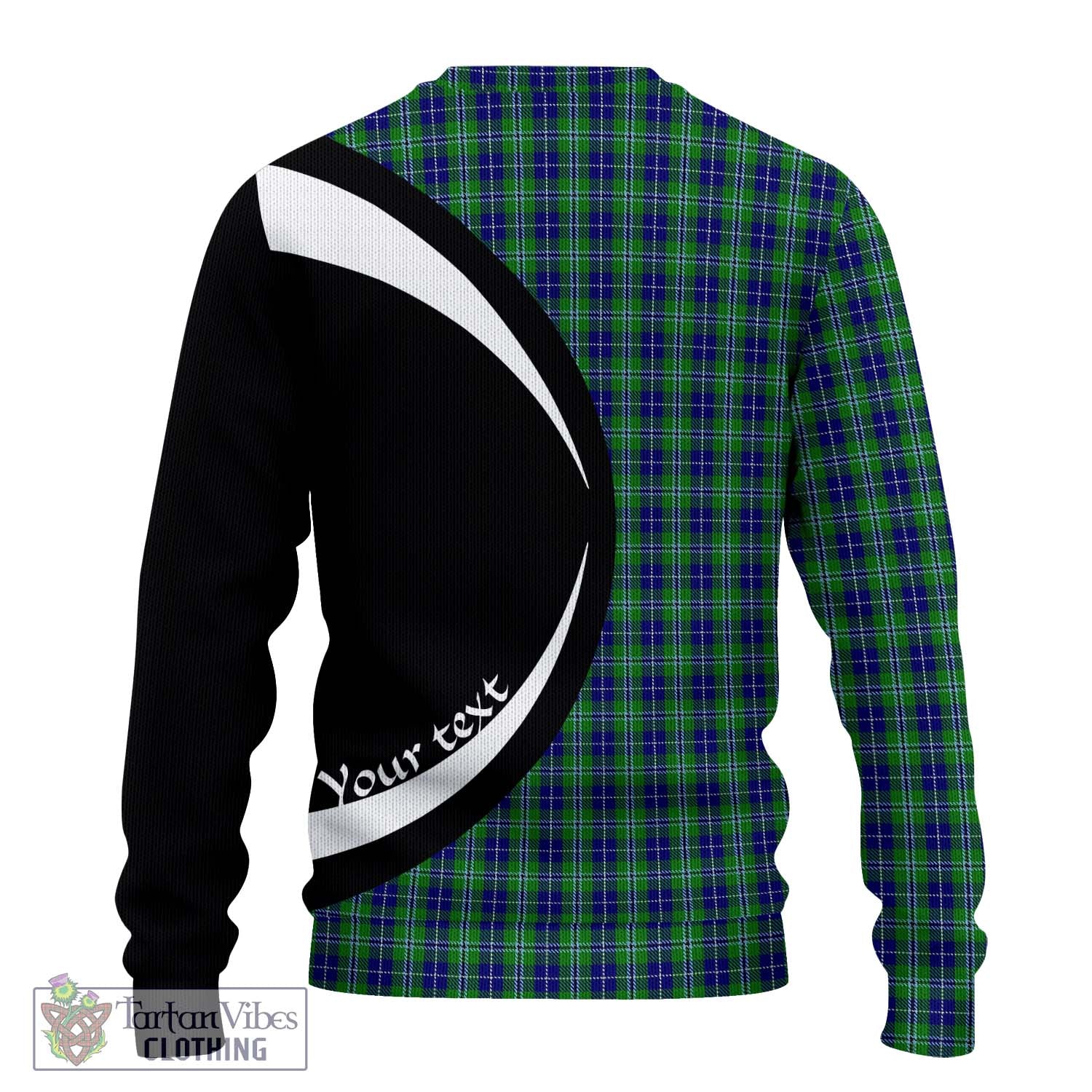 Douglas Tartan Ugly Sweater with Family Crest Circle Style - Tartan Vibes Clothing