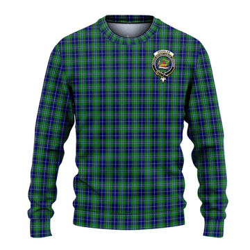 Douglas Tartan Ugly Sweater with Family Crest