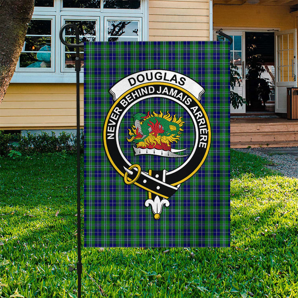 Douglas Tartan Flag with Family Crest - Tartan Vibes Clothing