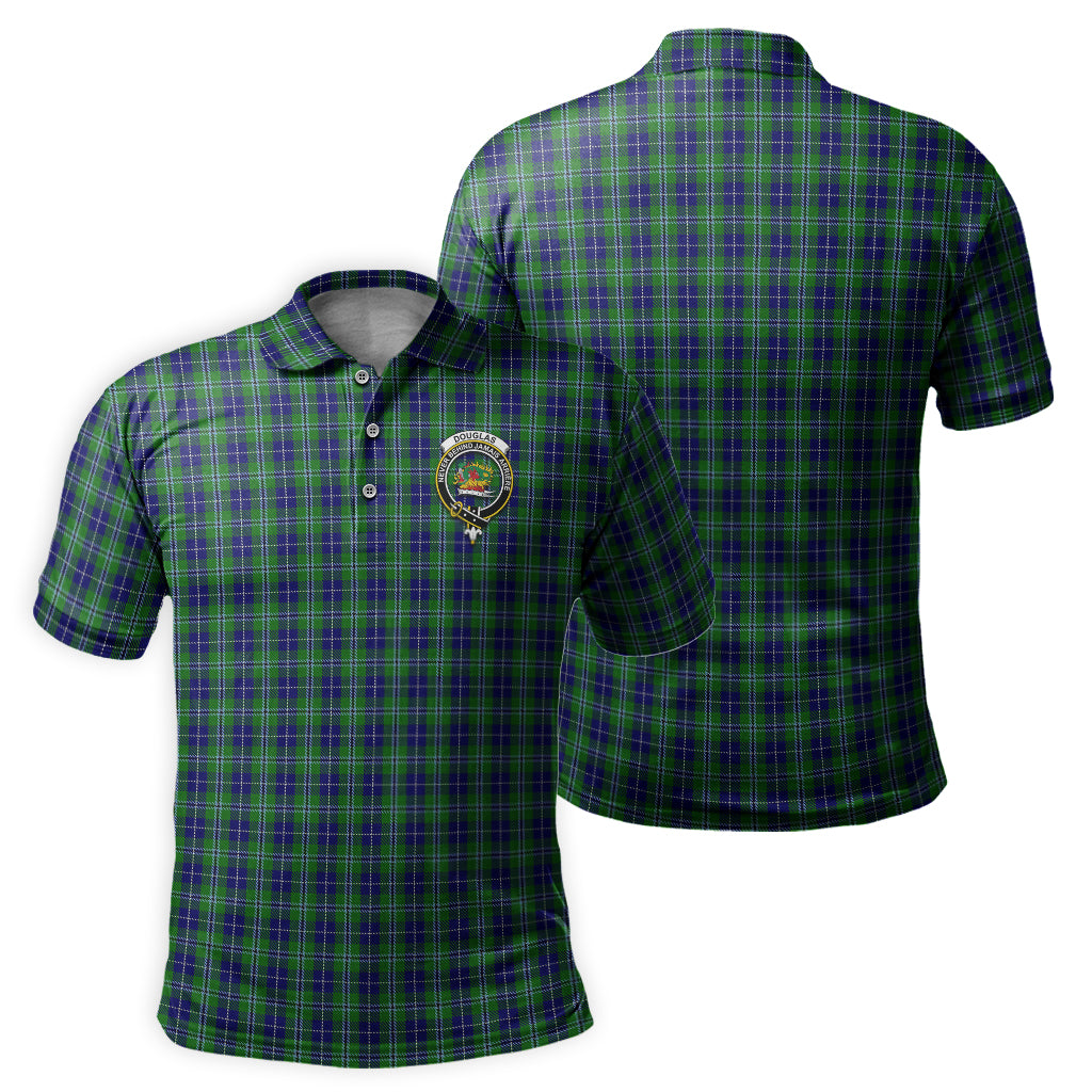 Douglas Tartan Men's Polo Shirt with Family Crest - Tartan Vibes Clothing