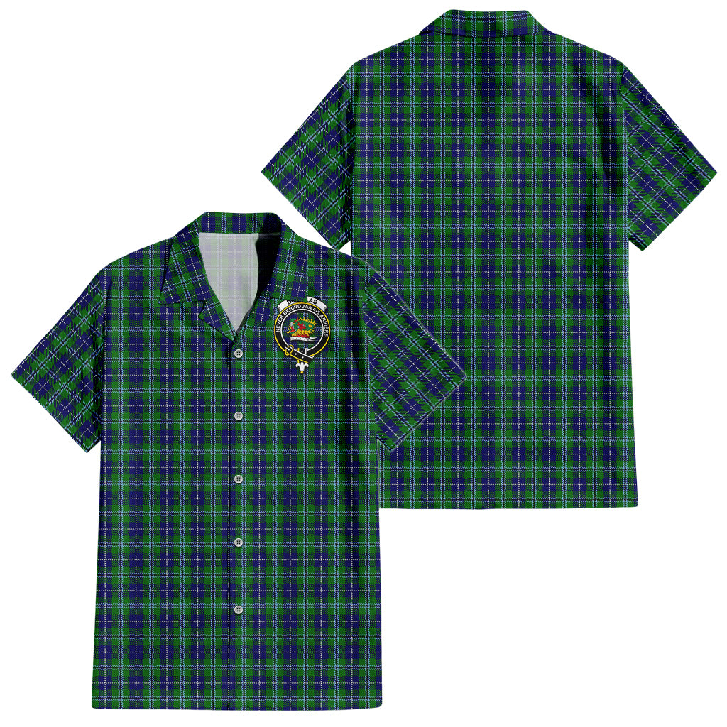 douglas-tartan-short-sleeve-button-down-shirt-with-family-crest