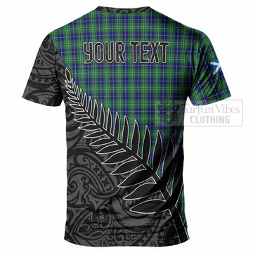 Douglas Crest Tartan T-Shirt with New Zealand Silver Fern Half Style