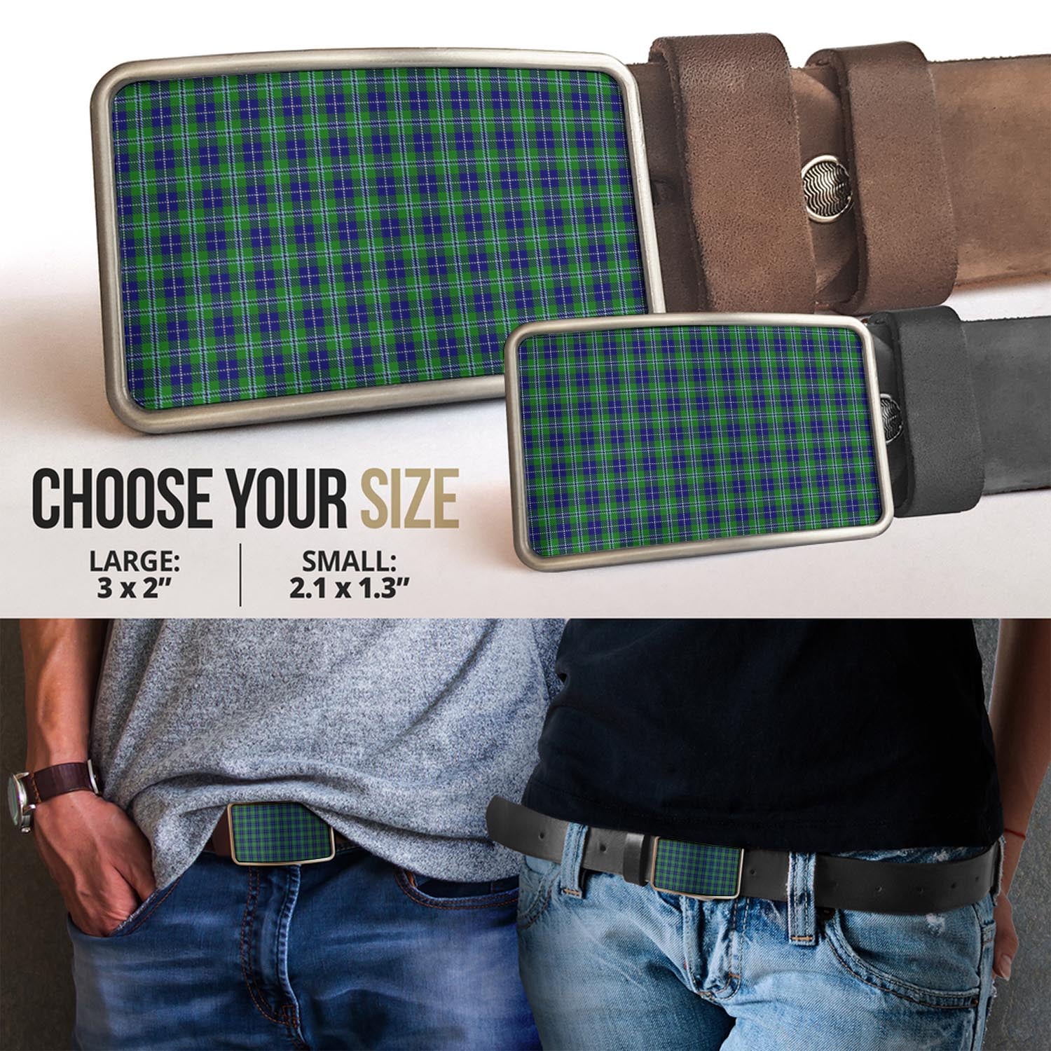 Douglas Tartan Belt Buckles - Tartan Vibes Clothing